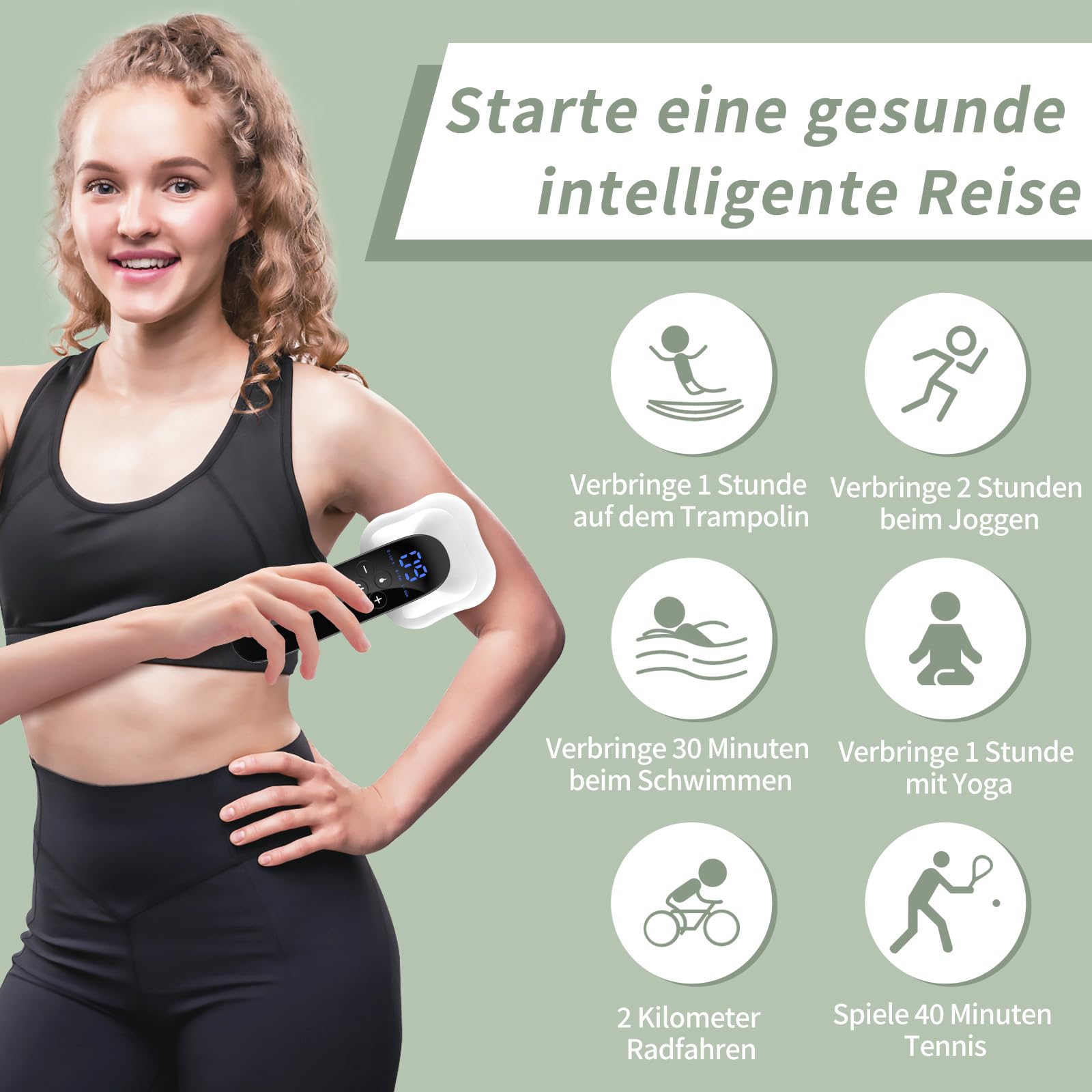Cellulite Remover Massager  EMS Slimming Instrument Hand Held Body Sculpting Machine for Belly Waist Arm Leg and Butt