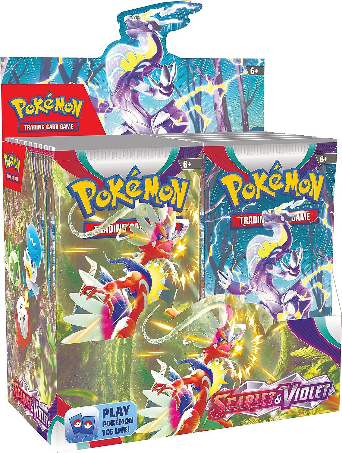 Pokemon Cards English SCARLET VIOLET Series Booster Box Collection Trading Card Game Toys