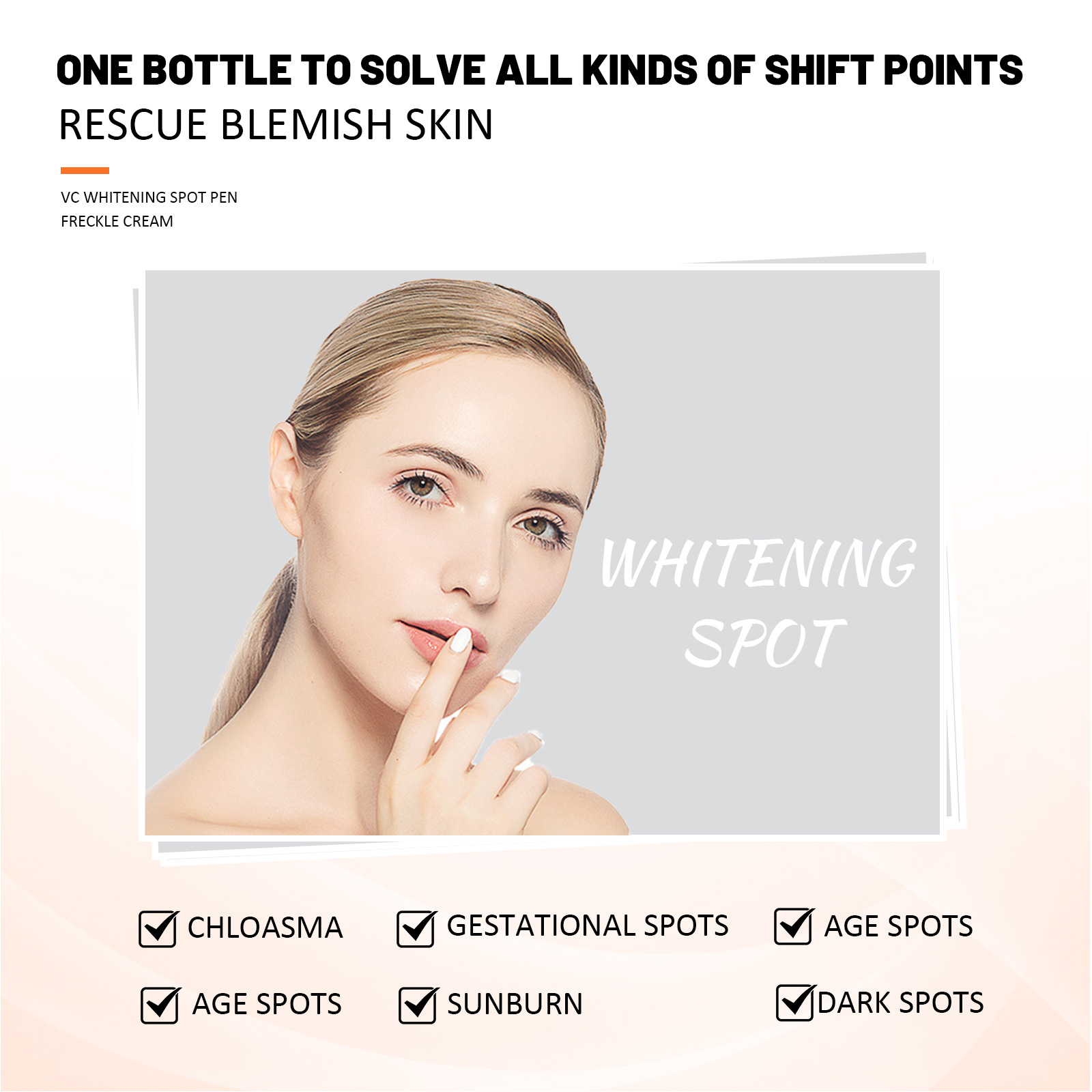 Whitening Freckles Cream Anti Freckle Pen Melanin Spots Cream Vitamin C Blemish Removal  Hydrating
