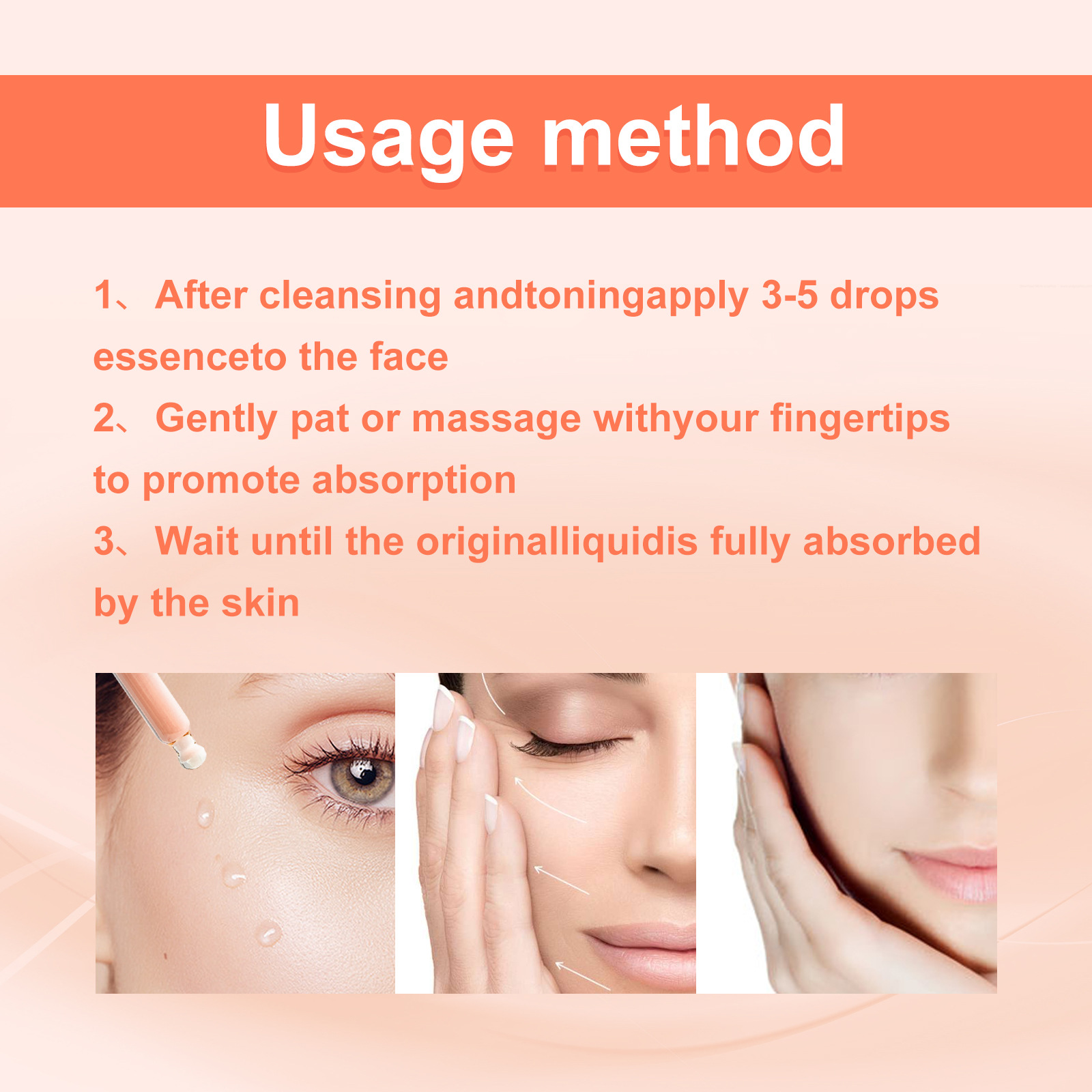 Anti Wrinkle Serum Rose Oil VC Anti-Aging Essence Improve Fine Lines Lifting Shrink Pores Moisturize Whitening Face Skin Care