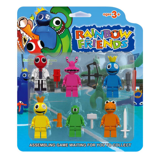 Rainbow Friends Building Blocks Toy Action Figure Kid Boys Girls Birthday Gift