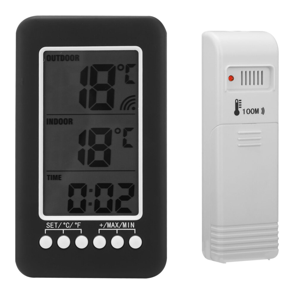 House Digital Wireless Indoor/Outdoor Thermometer Temperature Meter UK-Stock UK