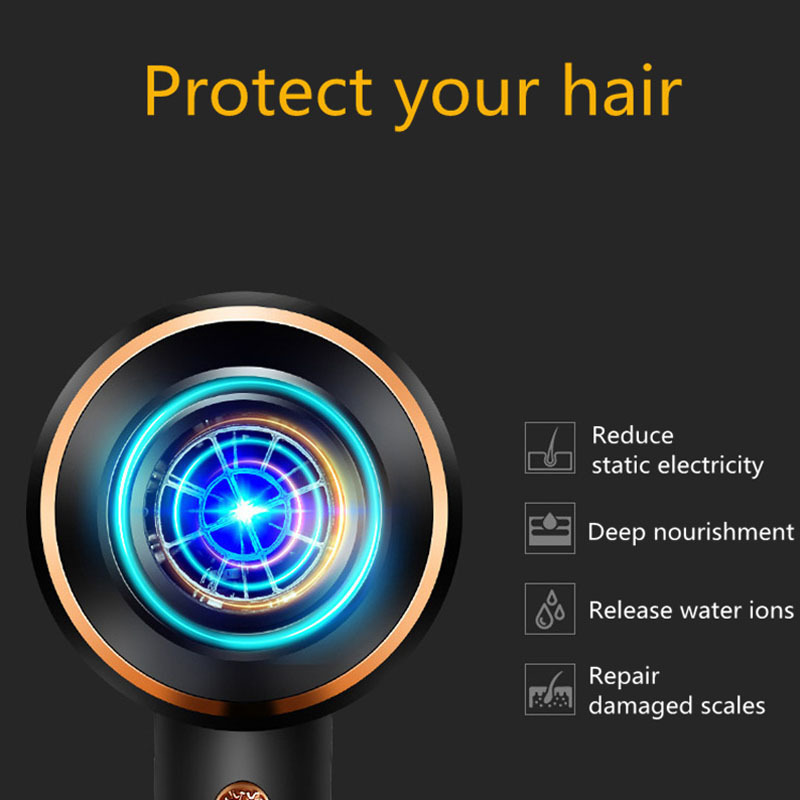 4000W Professional Hair Dryer Ionic Fast Drying Hairdryer Hair Blow Dryer with Diffuser