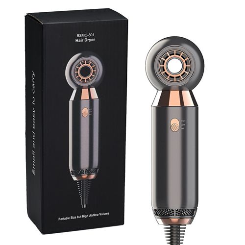 Leafless Hair Dryer Fast Dry Dryer with 360° Magnetic Suction Nozzle Lightweight Fast Drying Blow Dryer for Travel Salon Home Gift