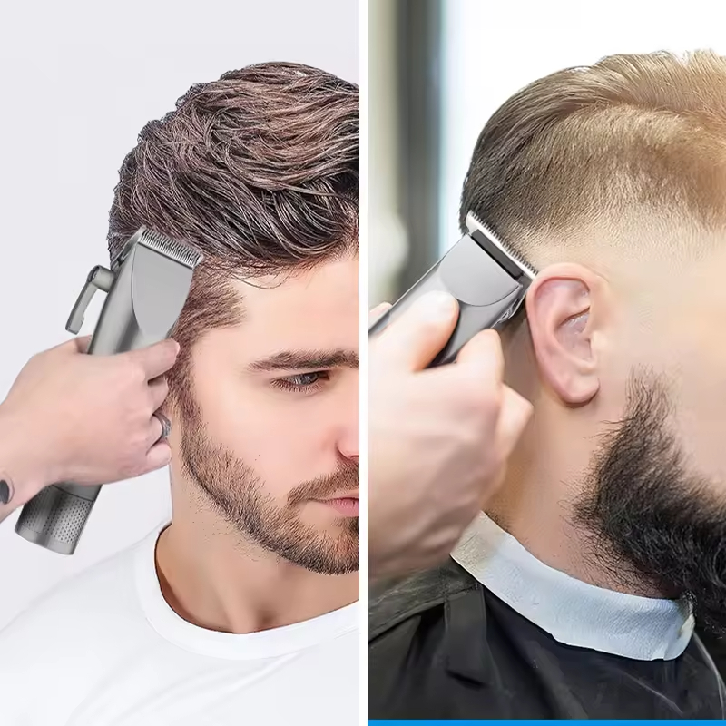 Hair Grooming Set Mens Hair Cutter Kit Strong Power Professional Hair Cut Machine Cordless Blade Barber Clipper Rechargeable Hair Trimmer for Barber Shop