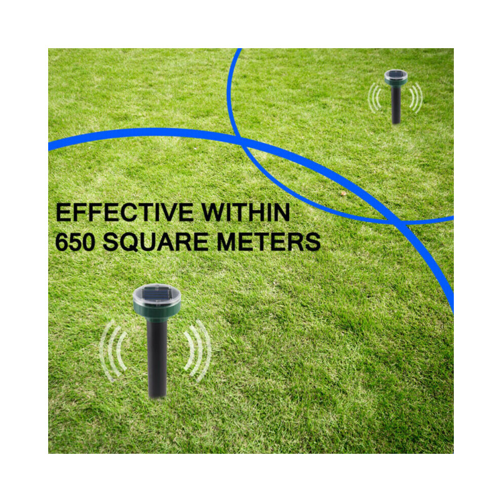 Ultrasonic Battery Cat Dog Repellent Fox Pest Scarer Deterrent Repeller Garden