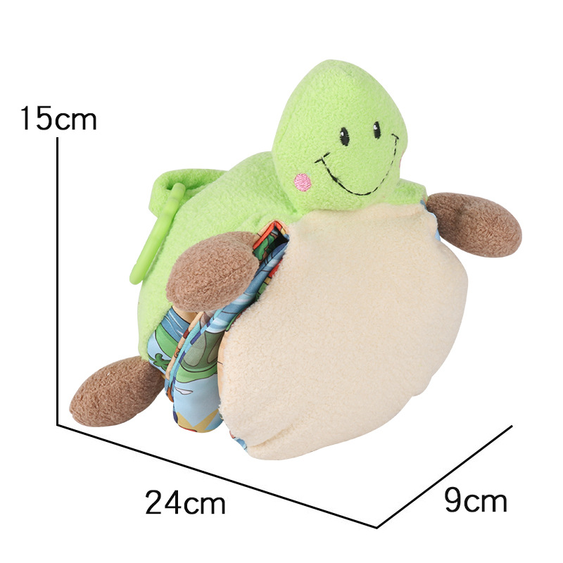 Baby Cloth Book Set Durable Soft Toy Cloth Books with Rattle for Early Learning