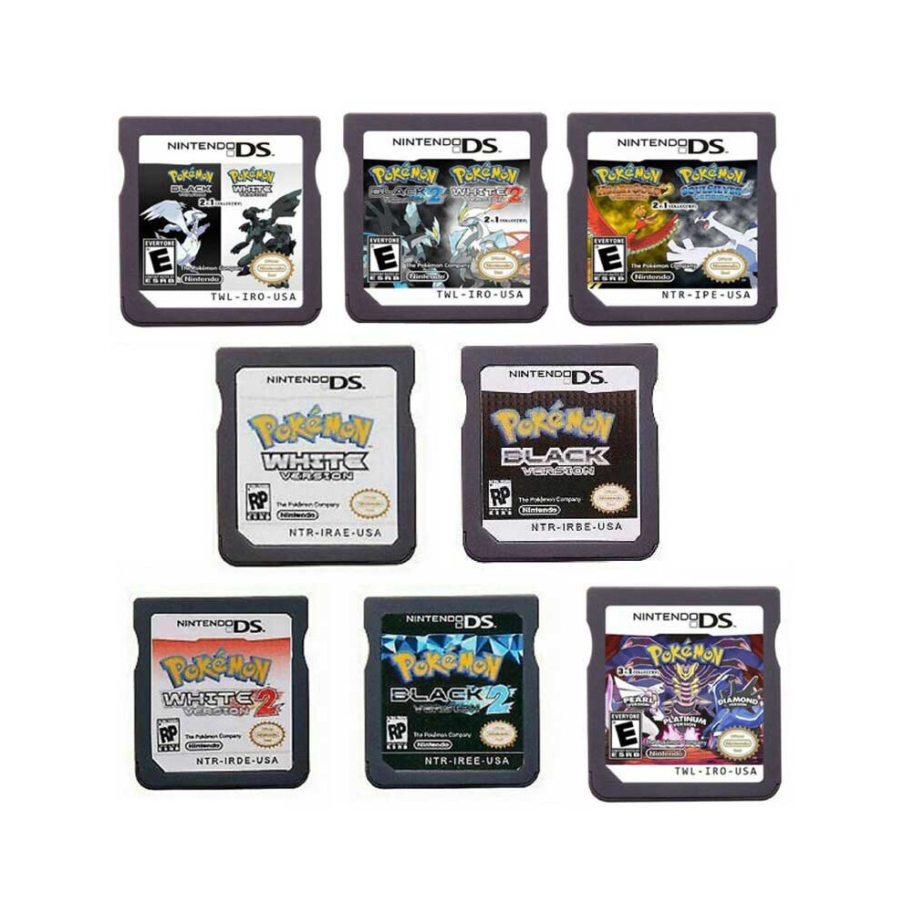 (Platinum Diamond and Pearl) Pokemon Black White 1 2 Platinum Diamond Pearl HeartGold SoulSilver
