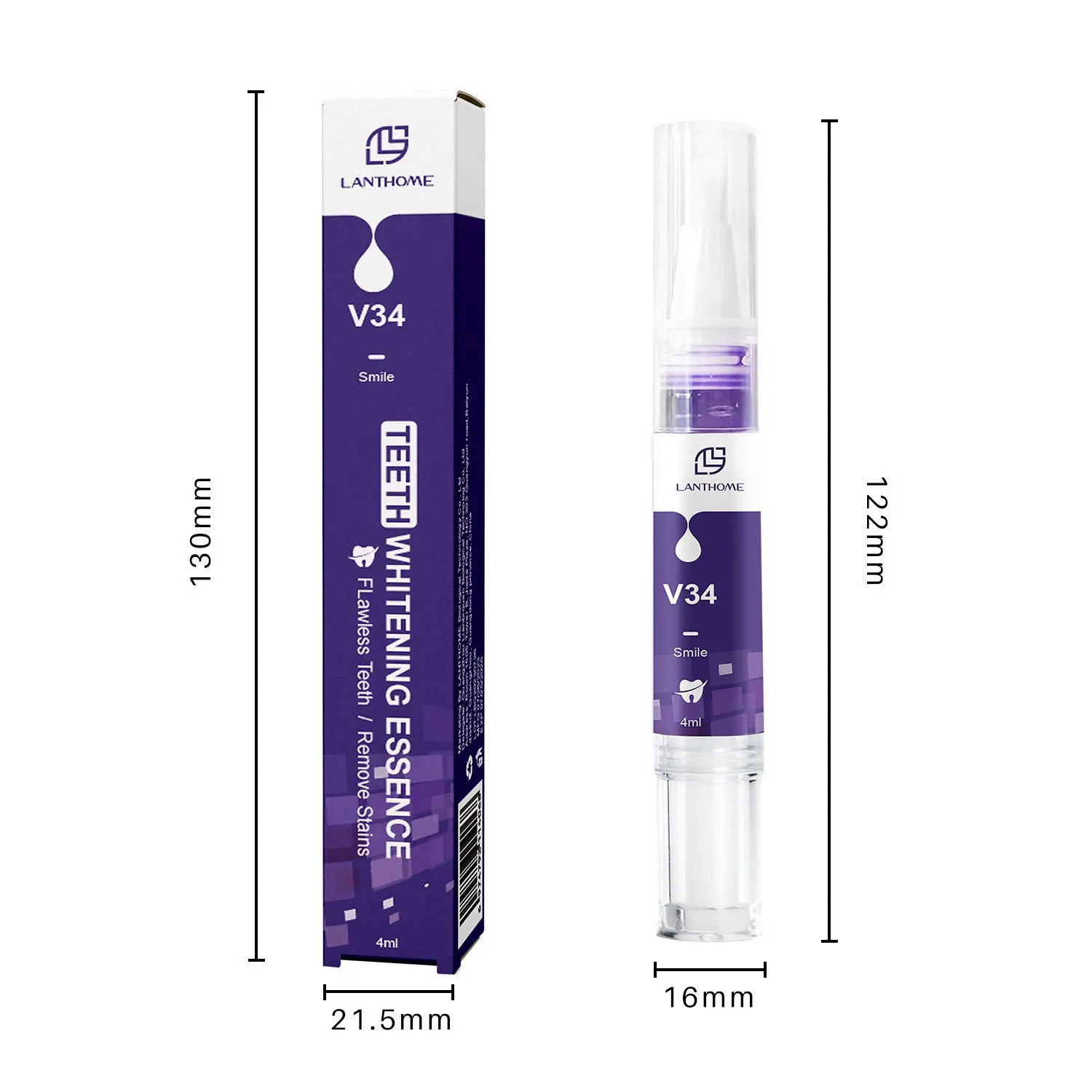 V34 Teeth Whitening Toothpaste Pen Remove Plaque Stains Cleaning Oral Hygiene Bleaching Dental Tools Fresh Breath Tooth Care