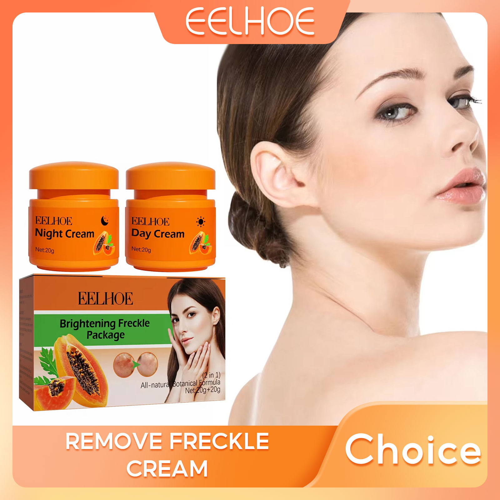 Whitening Freckle Cream Melanin Blemish Remover Lighten Pigmentation Melasma Removal Whiten Nourish Dark Spot Corrector Cream Day Night Cream
