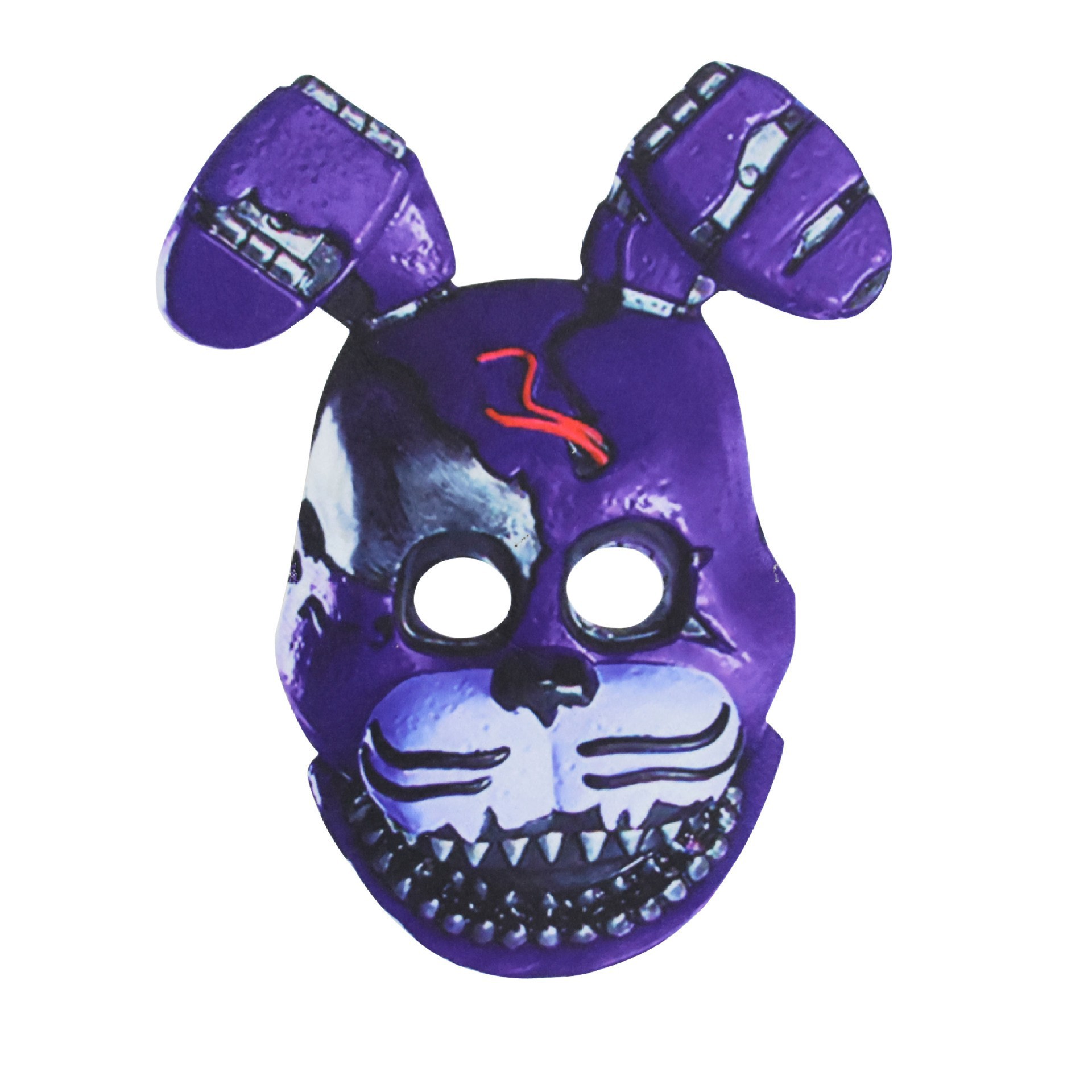 (Size 160) Five Nights Bonnie Costume Fancy Halloween Costume for Kids  Cosplay Costumes Party Mask Fancy Dress Nightmare the Rabbit Anime Halloween Costume