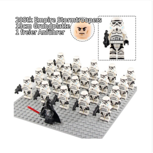 21Pcs Fit Lego Star Wars Empire Storm Trooper Minifigures Kids Toys