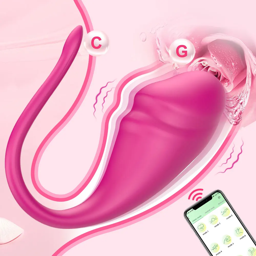 Vibrator for Women Wearable Love Egg APP Control G Spot Dildo Wireless Bluetooth Vagina Clitoris Stimulator Masturbation Female Adult Sex Toys Sexy