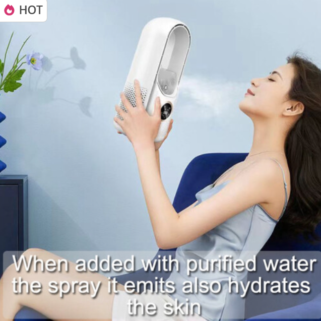 Air Cooler LED Display Air Conditioning Humidification Electric Fan 6 Speed Silent Timer