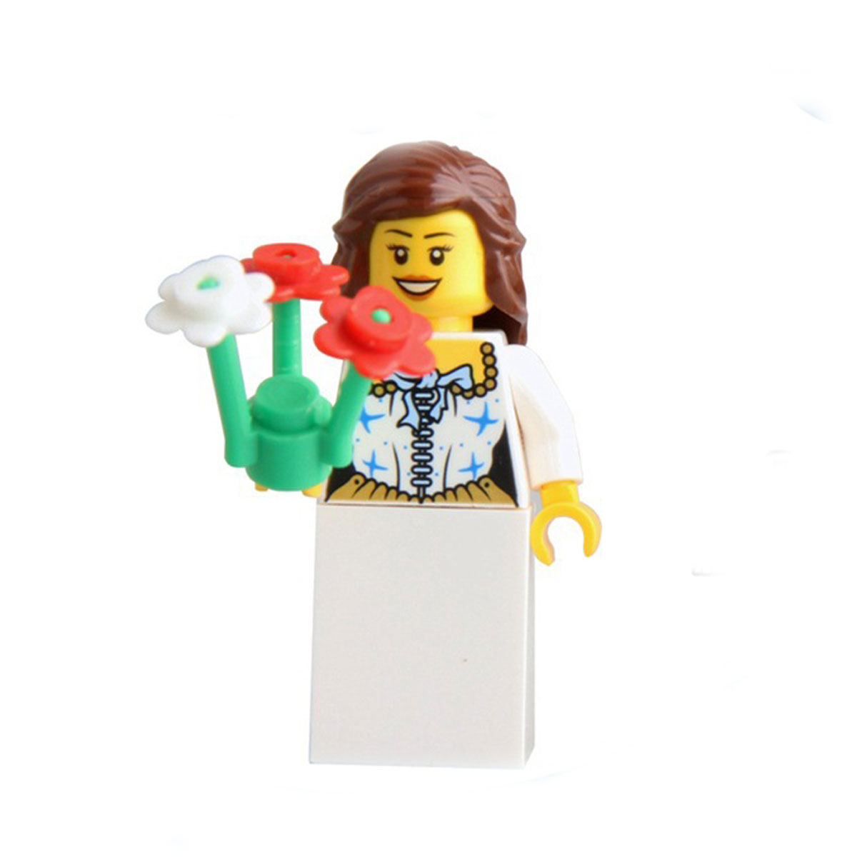 Wedding Marry Bride Groom Character Mini Figure Building Blocks Action Toys