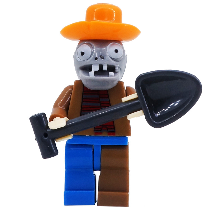Mini Action Figures Zombies Plants Detachable Barricade Hat Game Theme Toy Suitable for Themed Party Decorations Kids Festival Gifts