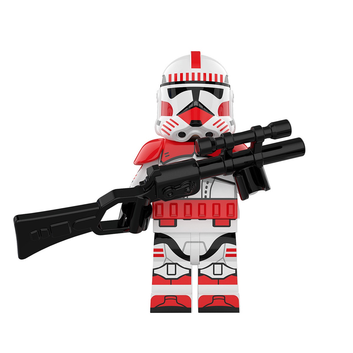 (Style H) Star War Trooper Building Blocks Collectible Toy Mini Figures with Accessories Kids Army Men for Imaginative War Games for Kids