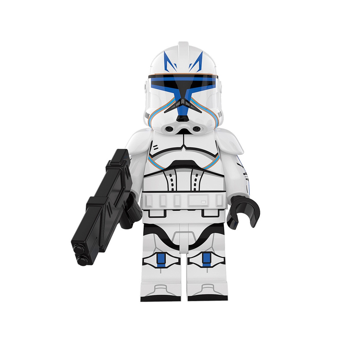 (Style H) Star War Trooper Building Blocks Collectible Toy Mini Figures with Accessories Kids Army Men for Imaginative War Games for Kids