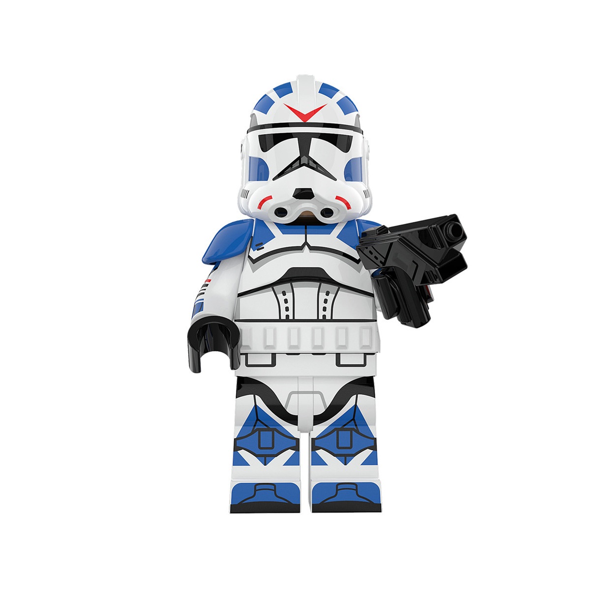 (Style H) Star War Trooper Building Blocks Collectible Toy Mini Figures with Accessories Kids Army Men for Imaginative War Games for Kids