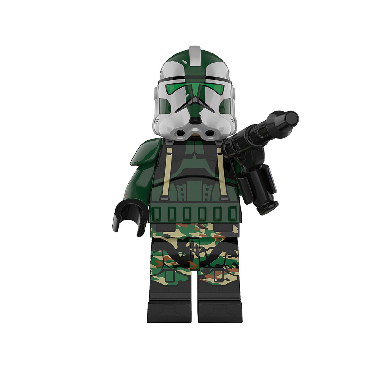 (Style H) Star War Trooper Building Blocks Collectible Toy Mini Figures with Accessories Kids Army Men for Imaginative War Games for Kids