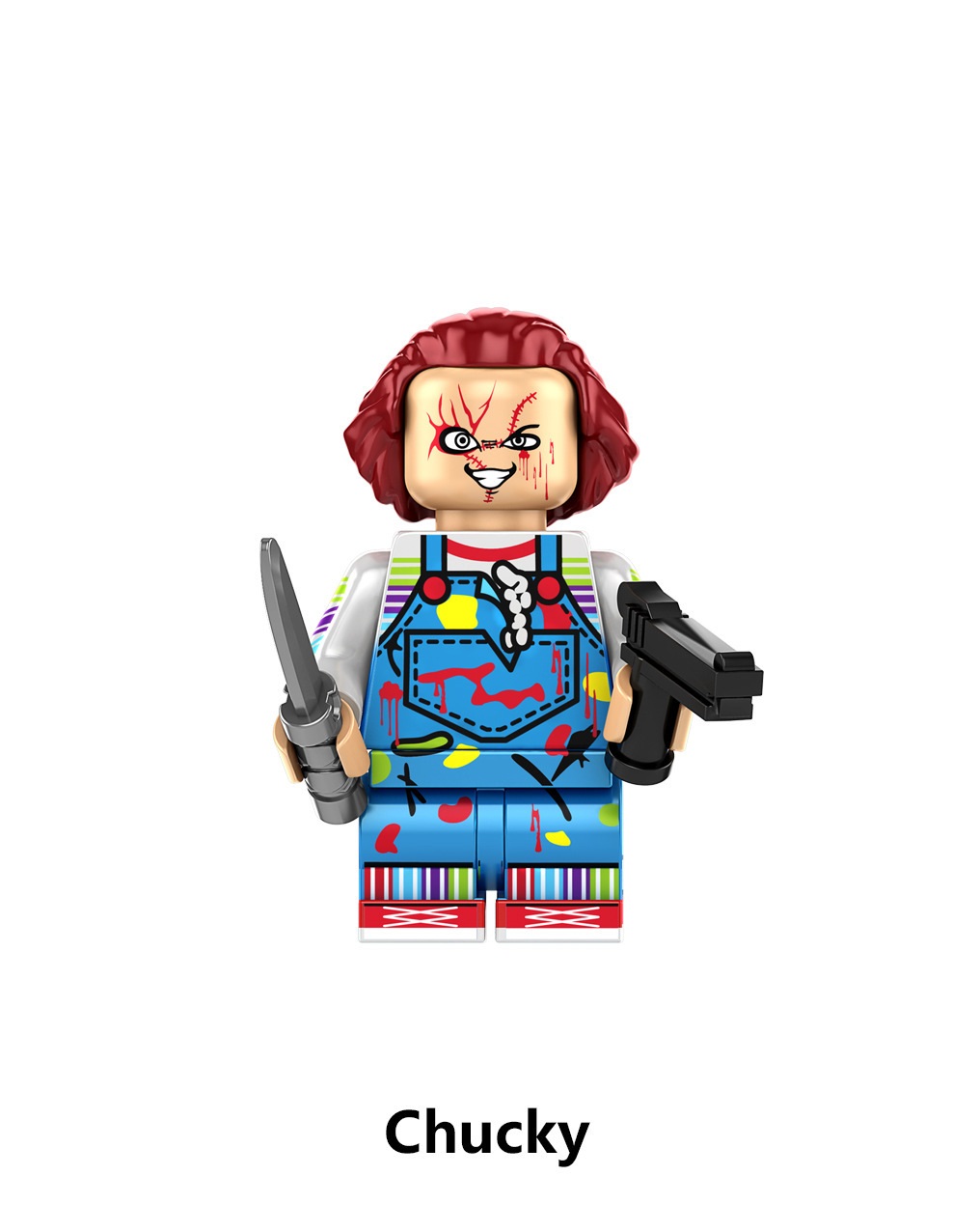 (Style C) Halloween Anime Mini Figures Toy Building Blocks Set DIY Construction Collection Role Play Decoration and Festival for Kids