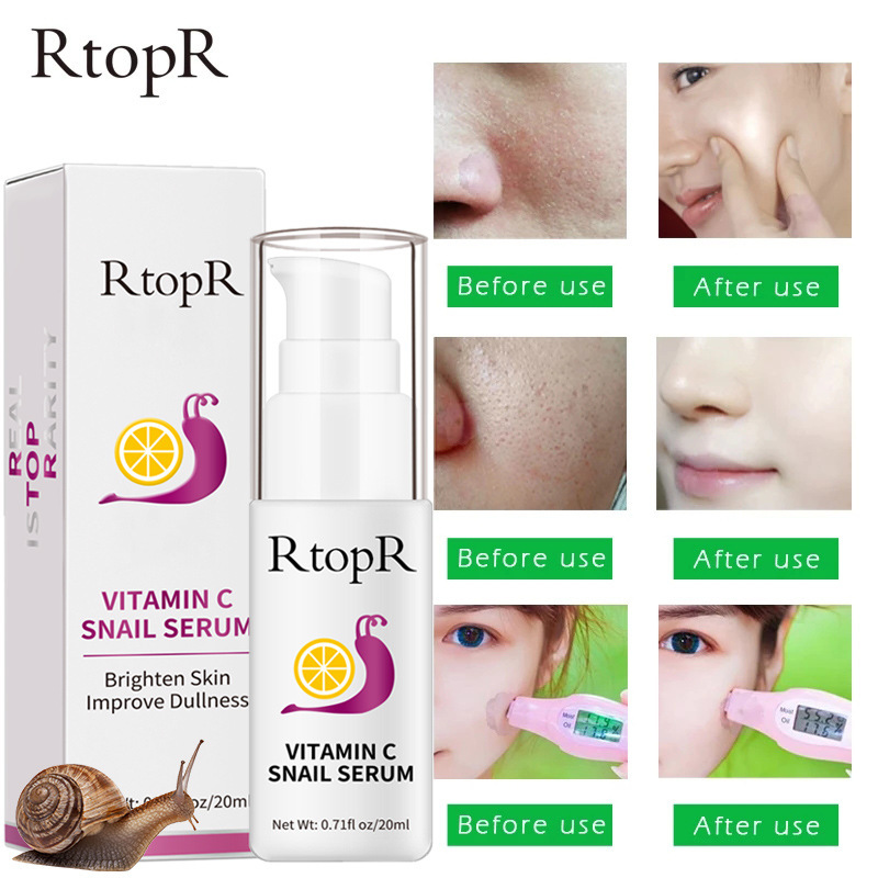 Snail Essence Vitamin C Moisturizing Skin Nourishing Face Serum Hydrating Care