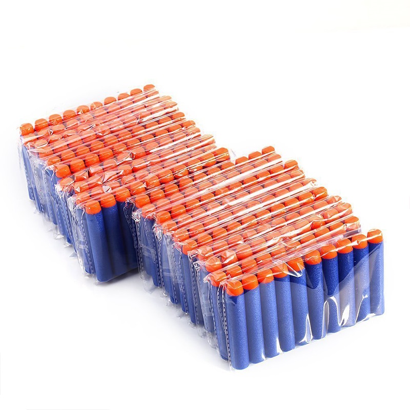 (GN) 7.2cm 100pcs For Nerf Soft Bullets Darts Round Head Refill Sponge Darts Kids Children Toy Gun Bullets For NERF N-Strike Blasters