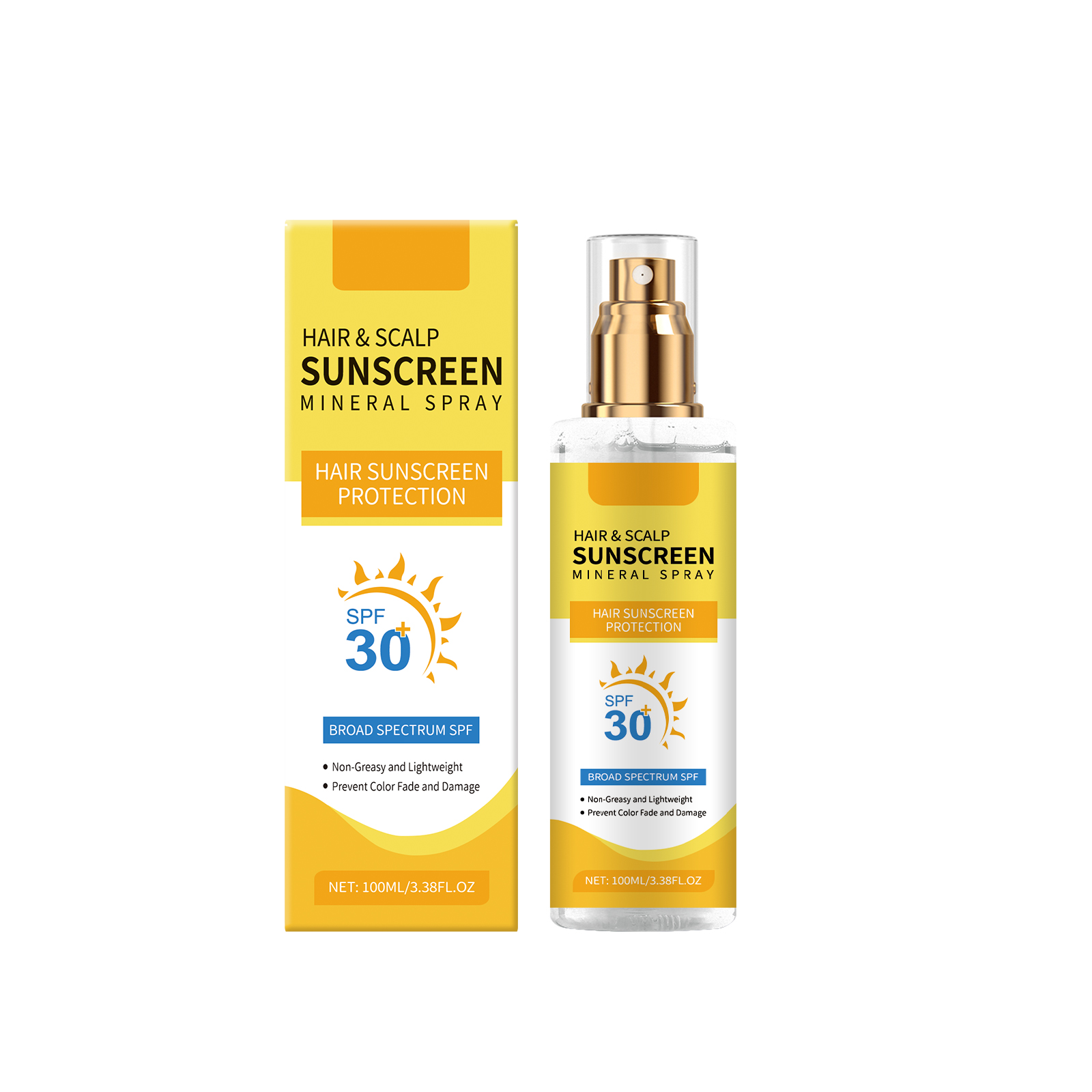 Scalp Protection Spray Mild Gentle Nourishing Refreshing Care Dry Hair Color Safeguard Outdoor Head Skin Repair Soft Healthy