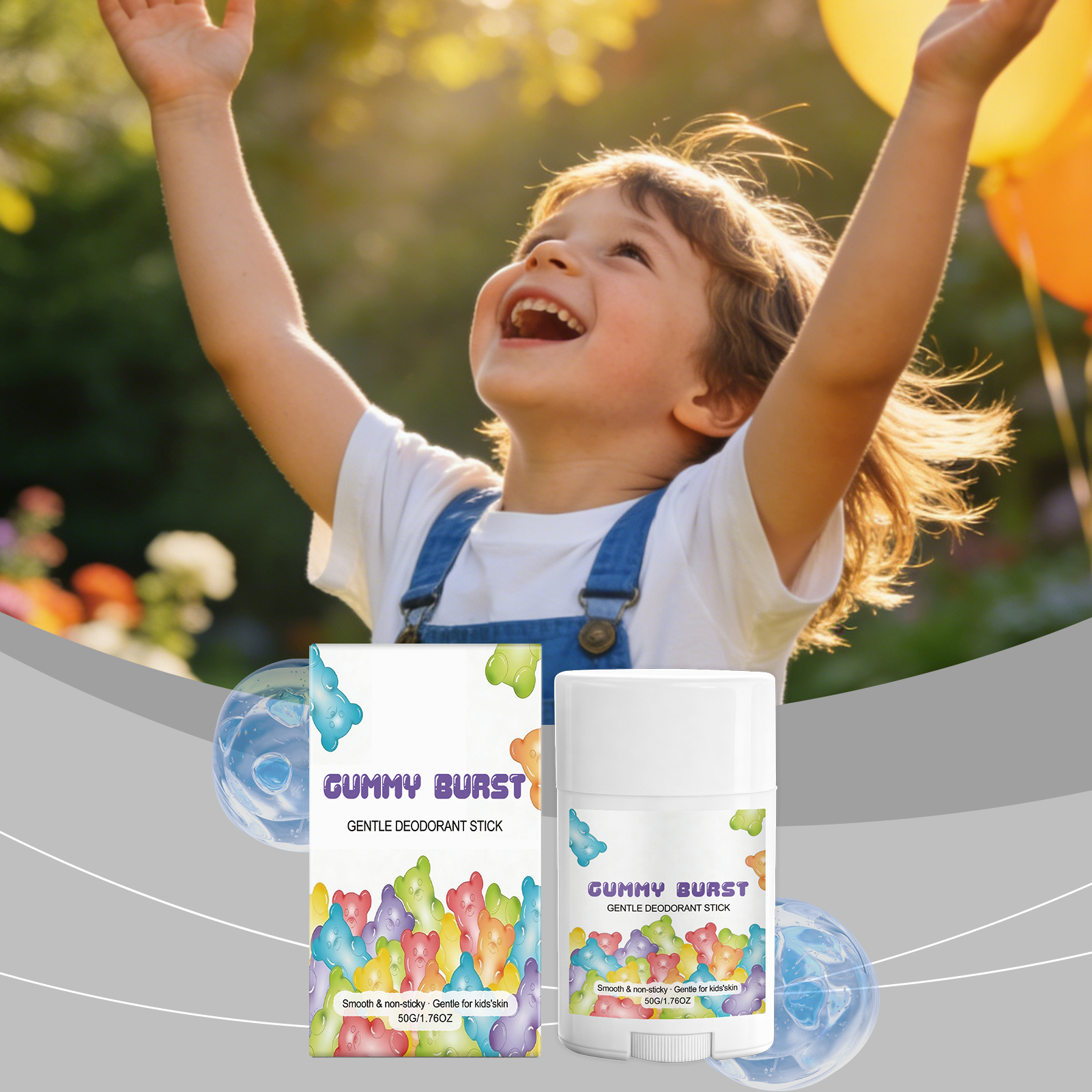 Deodorant Stick Dry Fresh Non Sticky Clothes Mild Care Body Skin Daily Underarm Care