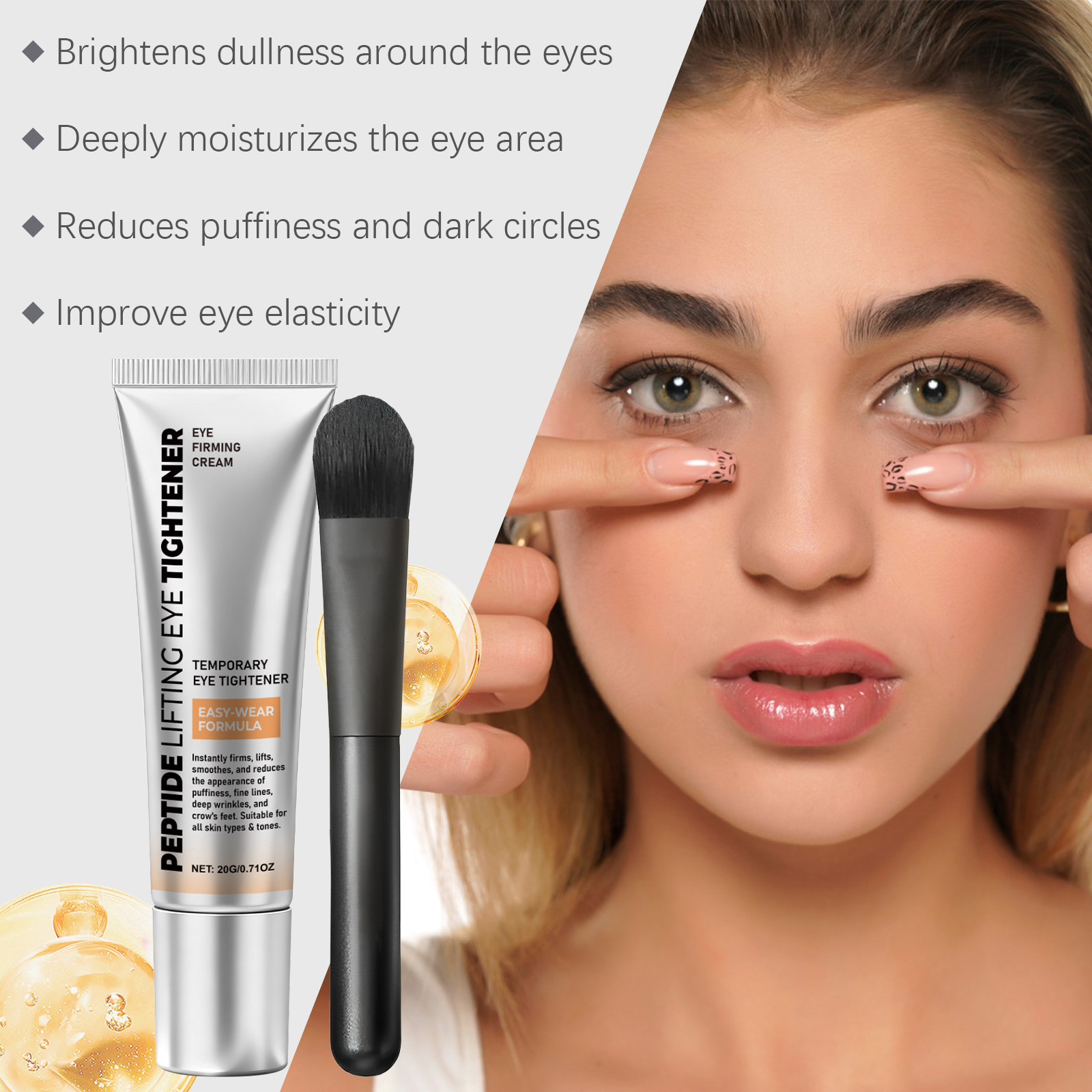 Eye Cream Mild Care Nourish Hydrate Smooth Soft Moist Daily Maintain Skin Around Eyes Smear Lotion
