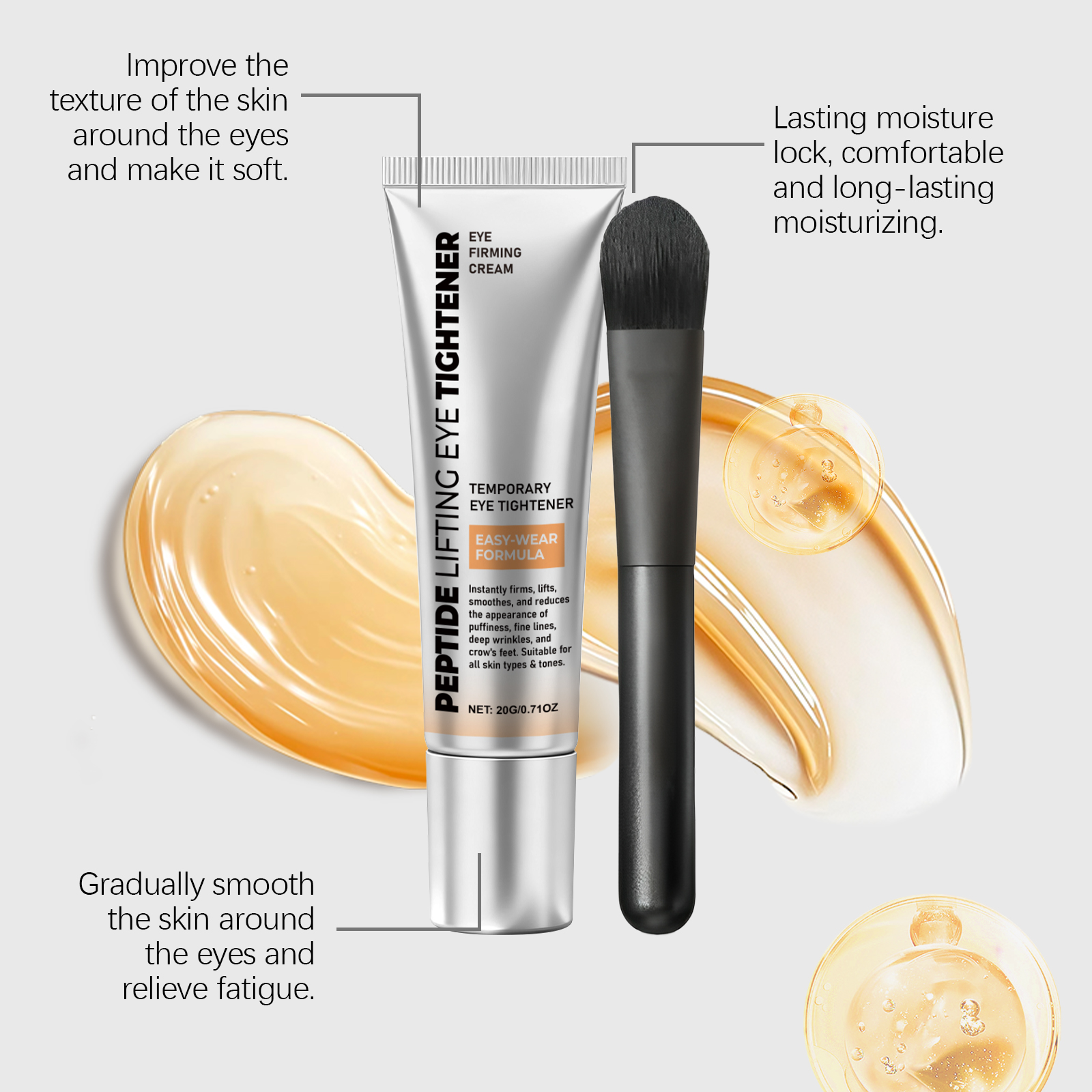 Eye Cream Mild Care Nourish Hydrate Smooth Soft Moist Daily Maintain Skin Around Eyes Smear Lotion