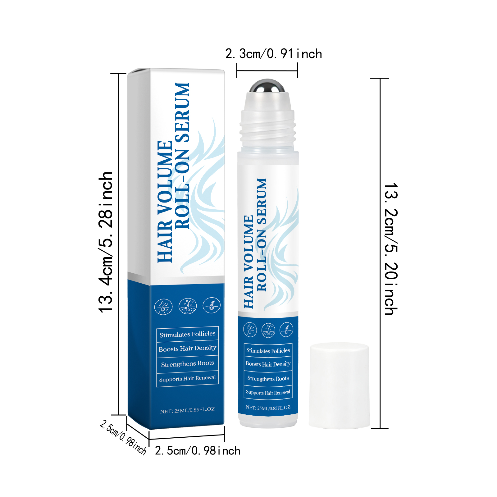Rosemary Hair Roller Essence Nourish Scalp Plump Strengthen Hair Shiny Moisturize Care Tresses