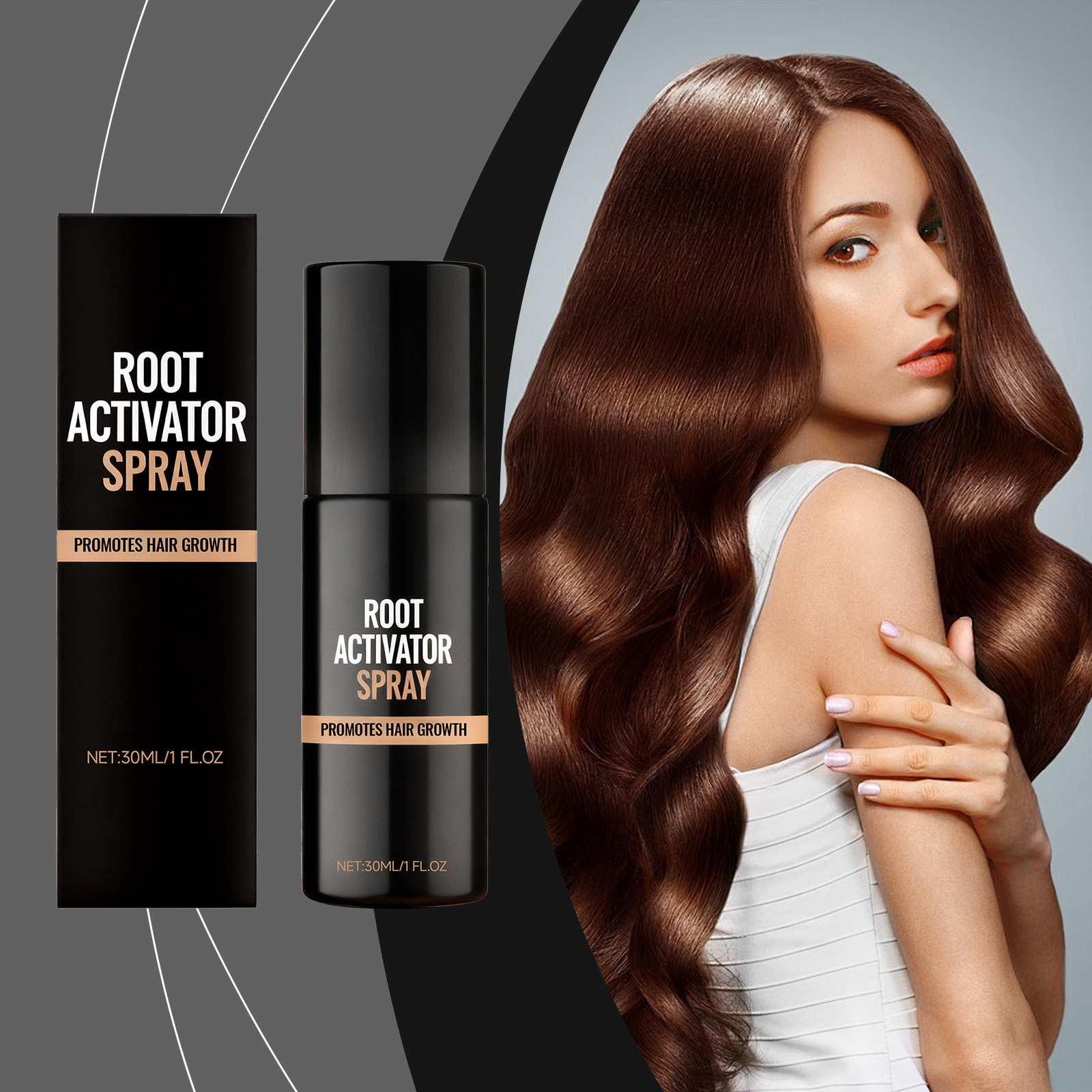 Hair Spray With Polygonum Multiflorum Root Extract Mild Daily Hair Care For Scalp Spray And Massage