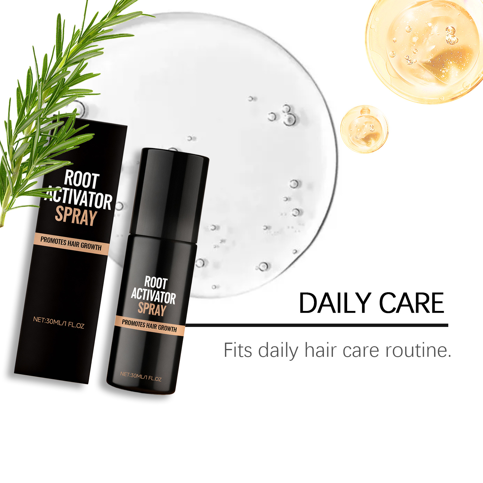 Hair Spray With Polygonum Multiflorum Root Extract Mild Daily Hair Care For Scalp Spray And Massage