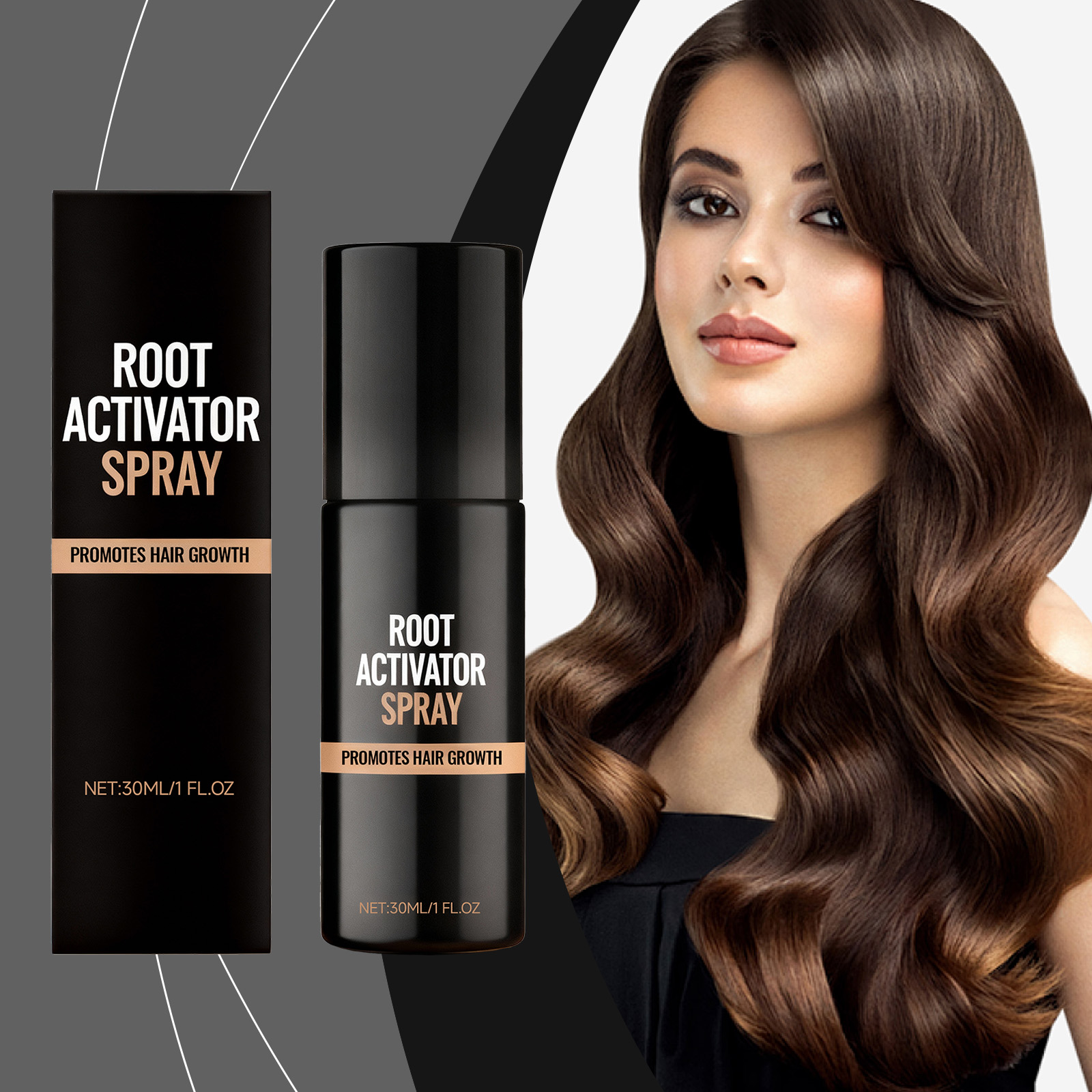 Hair Spray With Polygonum Multiflorum Root Extract Mild Daily Hair Care For Scalp Spray And Massage