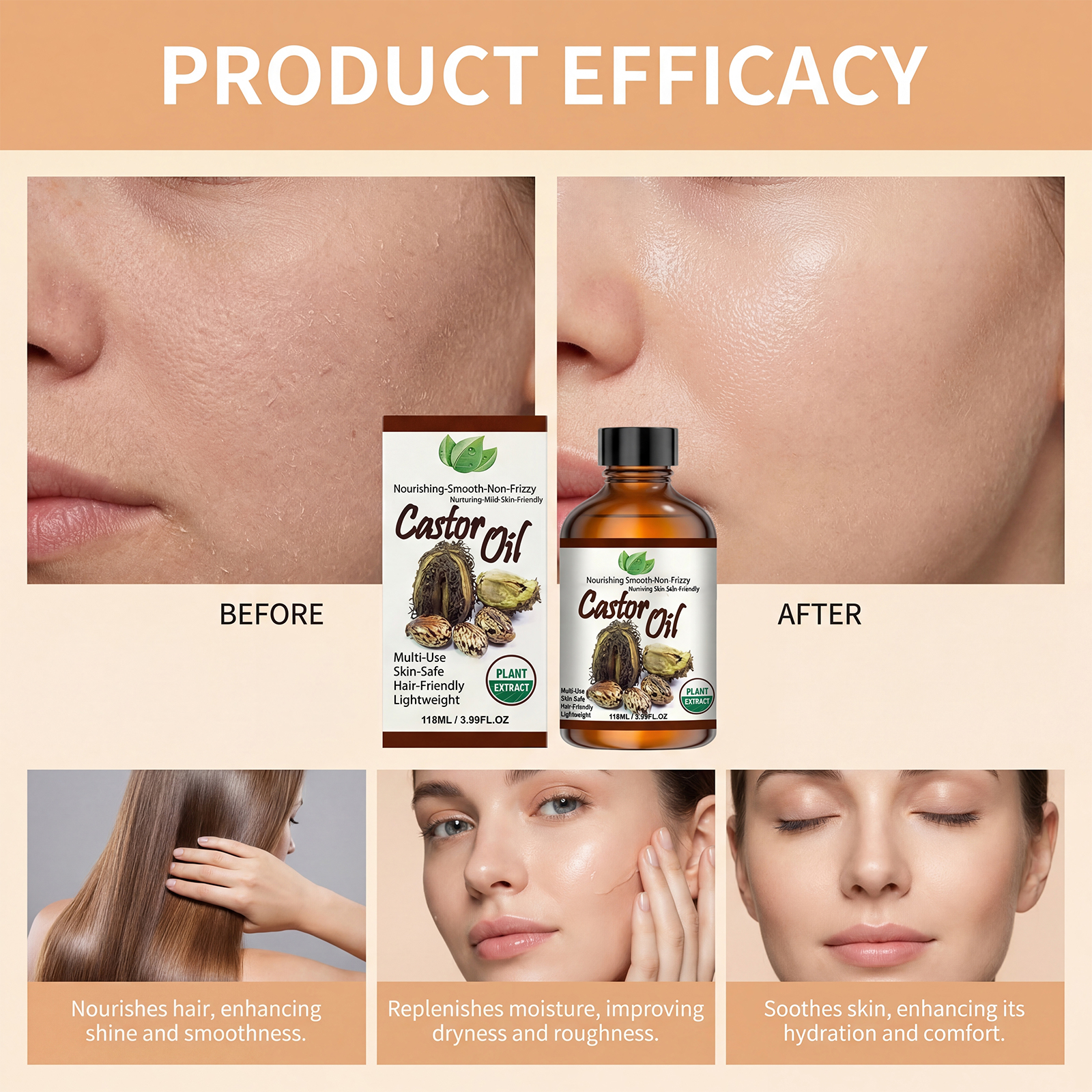 Multi Effect Soft Care Oil Mild Light Hydrating Fresh Comfort Hair Body Skin Daily