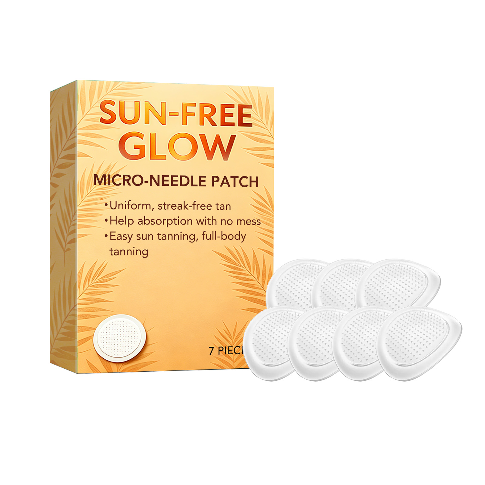Tanning Care Patch Thin Breathable Skin Fitting Soft Mild Even Skin Tone Summer Outdoor Sunproof