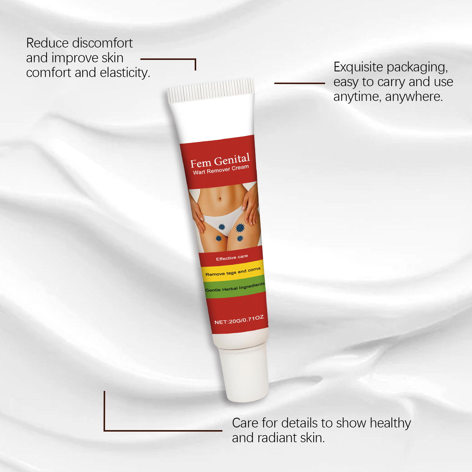 Female Body Care Cream Mild Cleansing Smooth Skin Care Female External Smear Nursing Cream