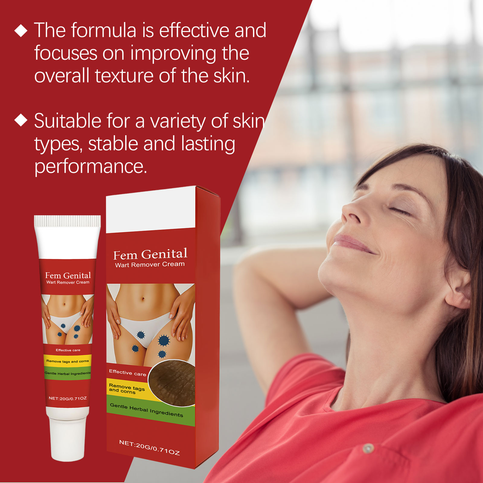 Female Body Care Cream Mild Cleansing Smooth Skin Care Female External Smear Nursing Cream