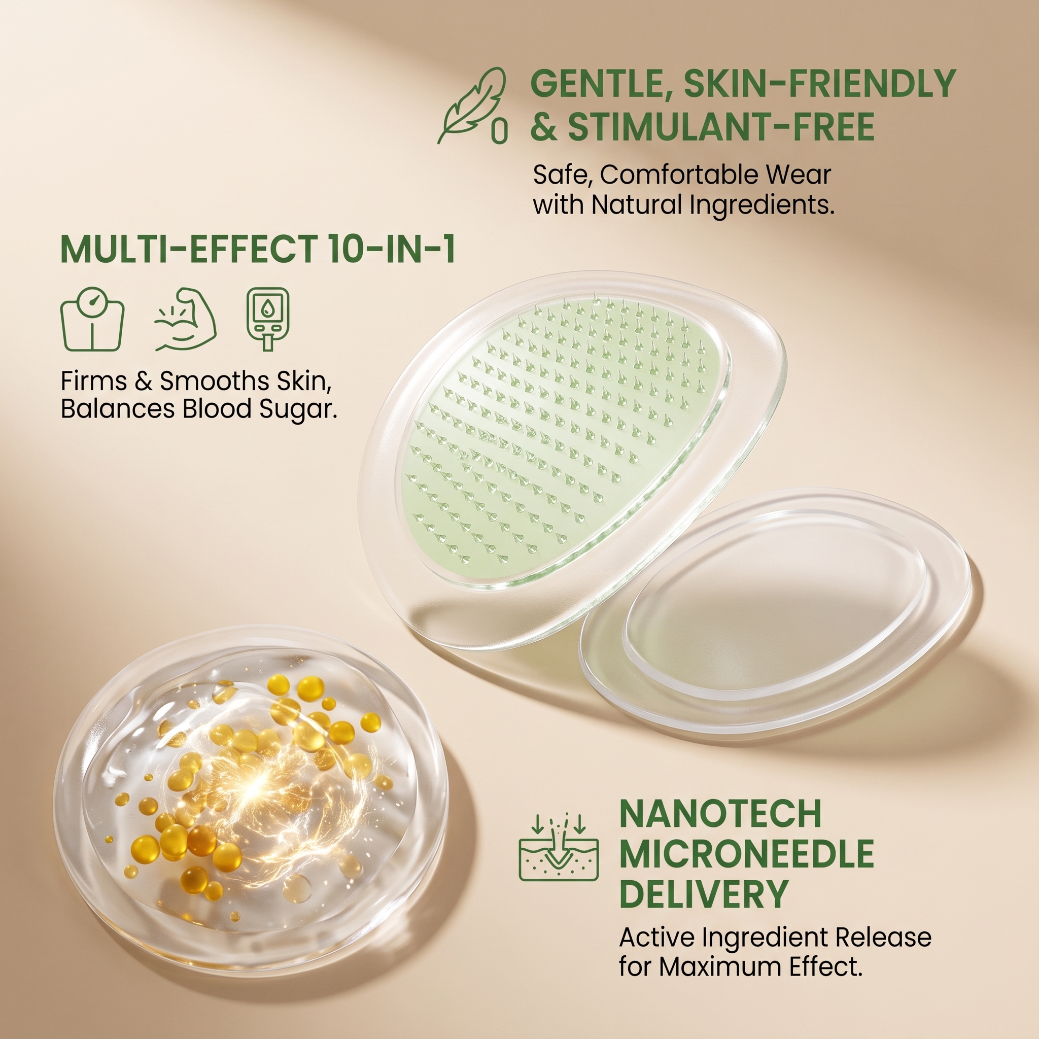 Body Care Patch Gentle Daily Protection Whole Skin Fit Curve Skin Friendly Comfort Light Breathable Sticker
