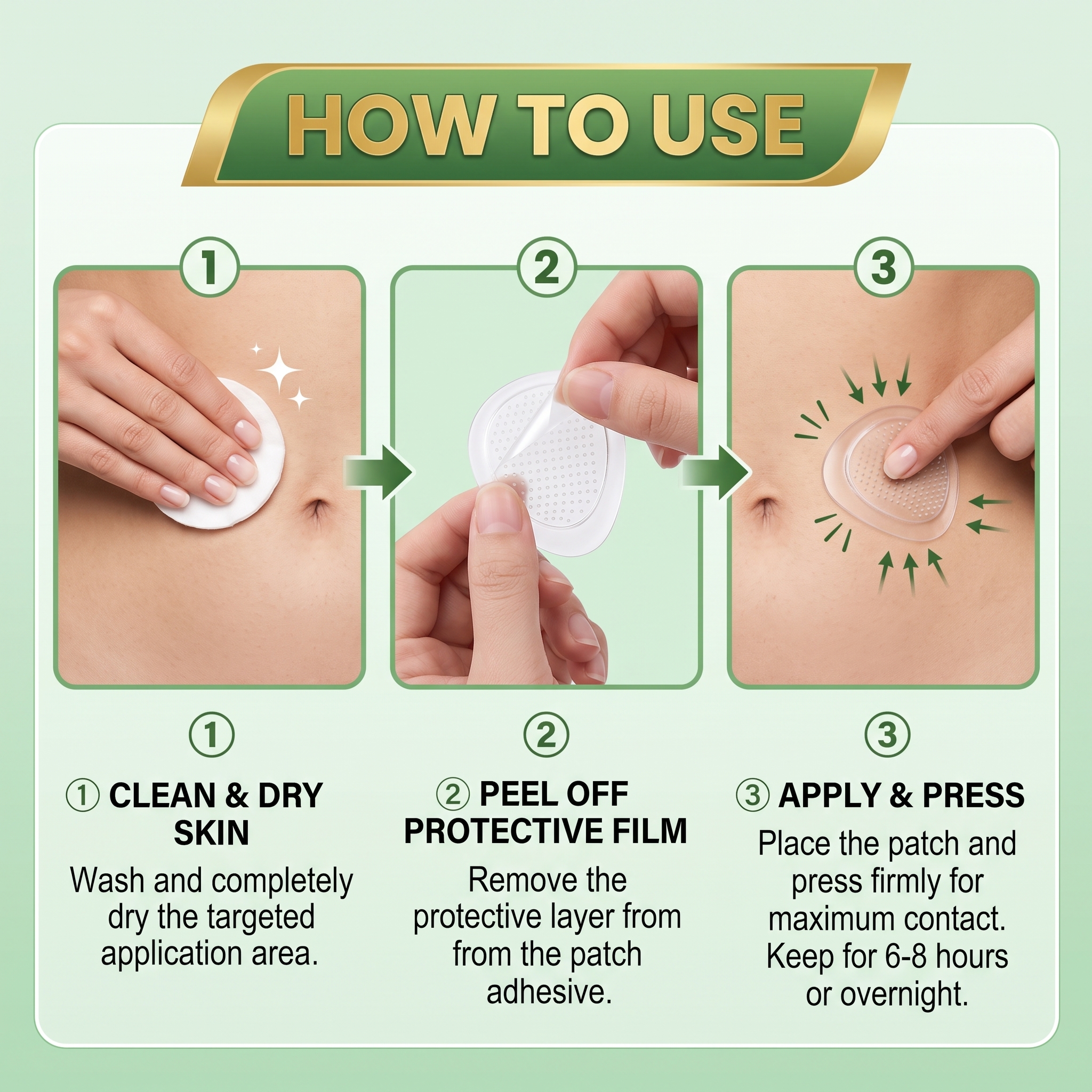 Body Care Patch Gentle Daily Protection Whole Skin Fit Curve Skin Friendly Comfort Light Breathable Sticker