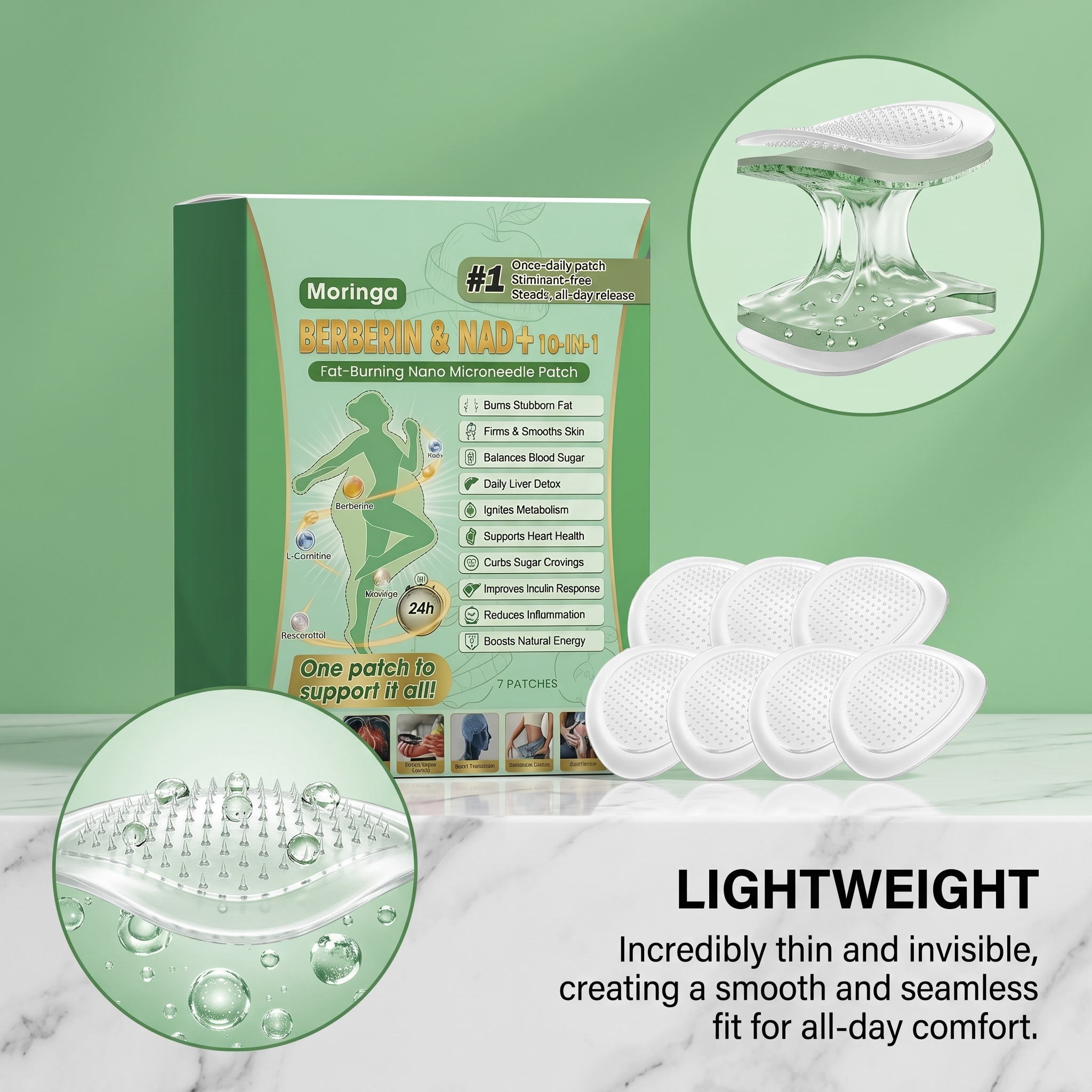 Body Care Patch Gentle Daily Protection Whole Skin Fit Curve Skin Friendly Comfort Light Breathable Sticker