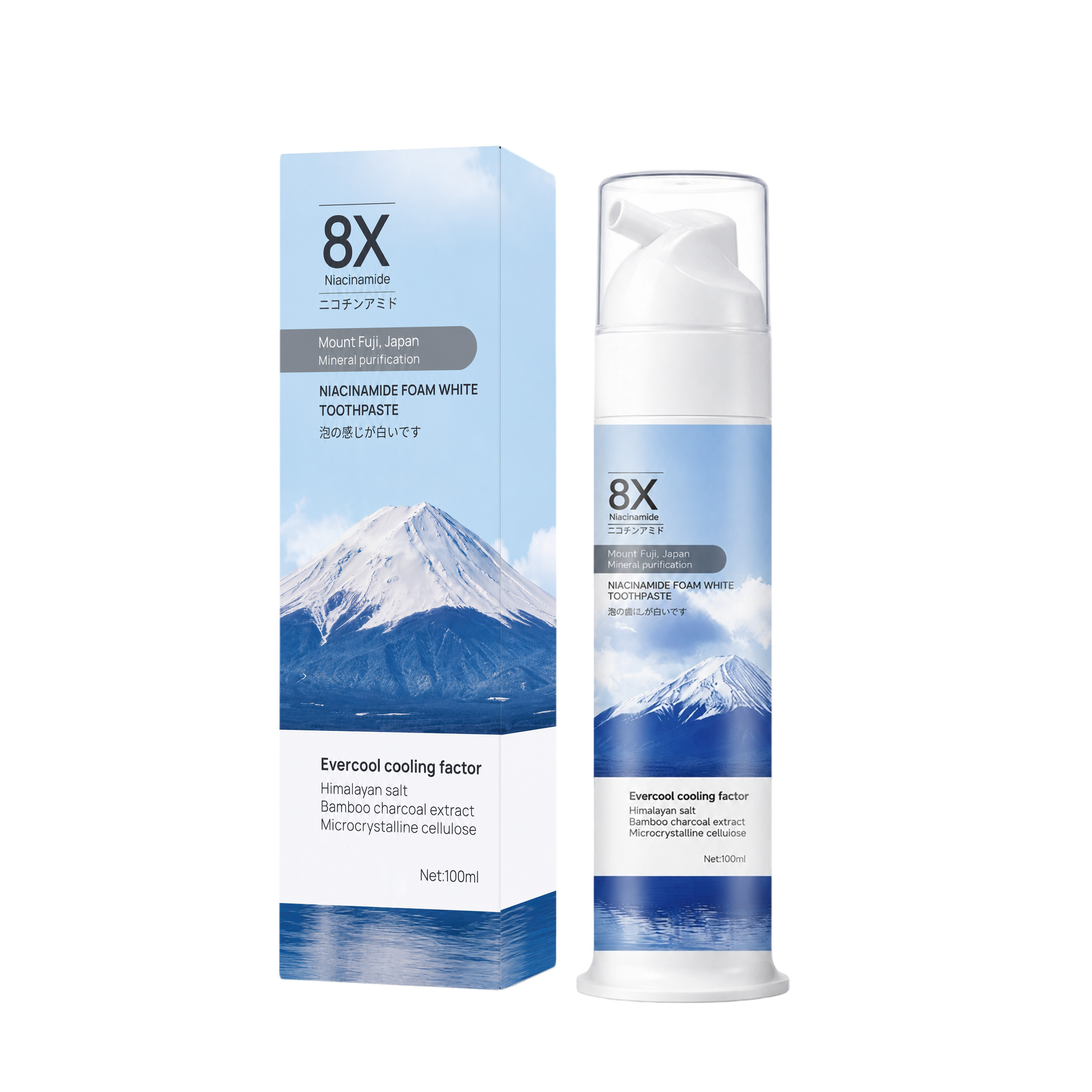 Nicotinamide Toothpaste Dense Foam Gentle Cleansing Refreshing Comfort Fresh Daily Oral Teeth Care