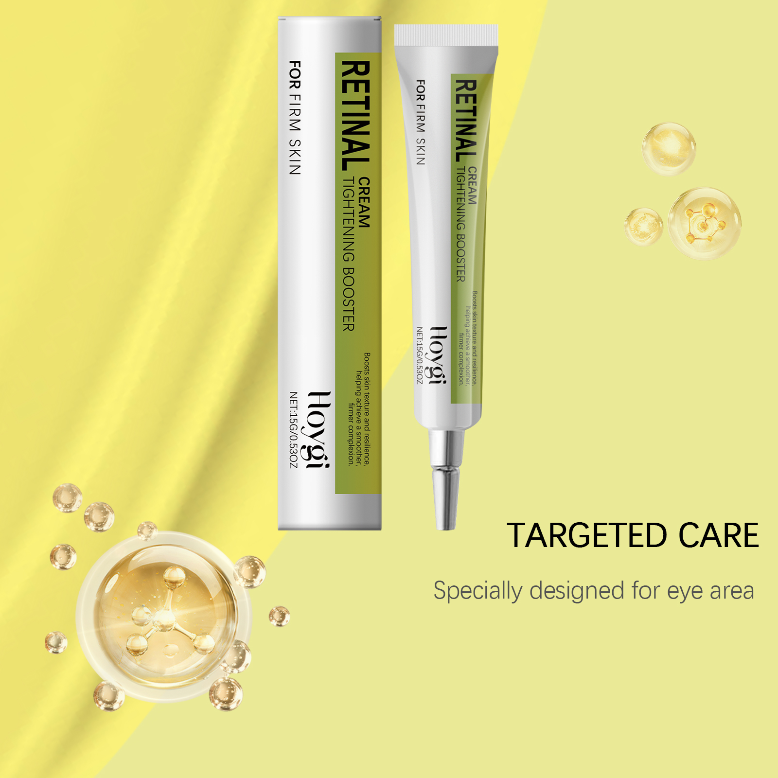 Retinol Firming Eye Cream Gentle Care Nourish Elastic Moisturize Delicate Eye Skin Care