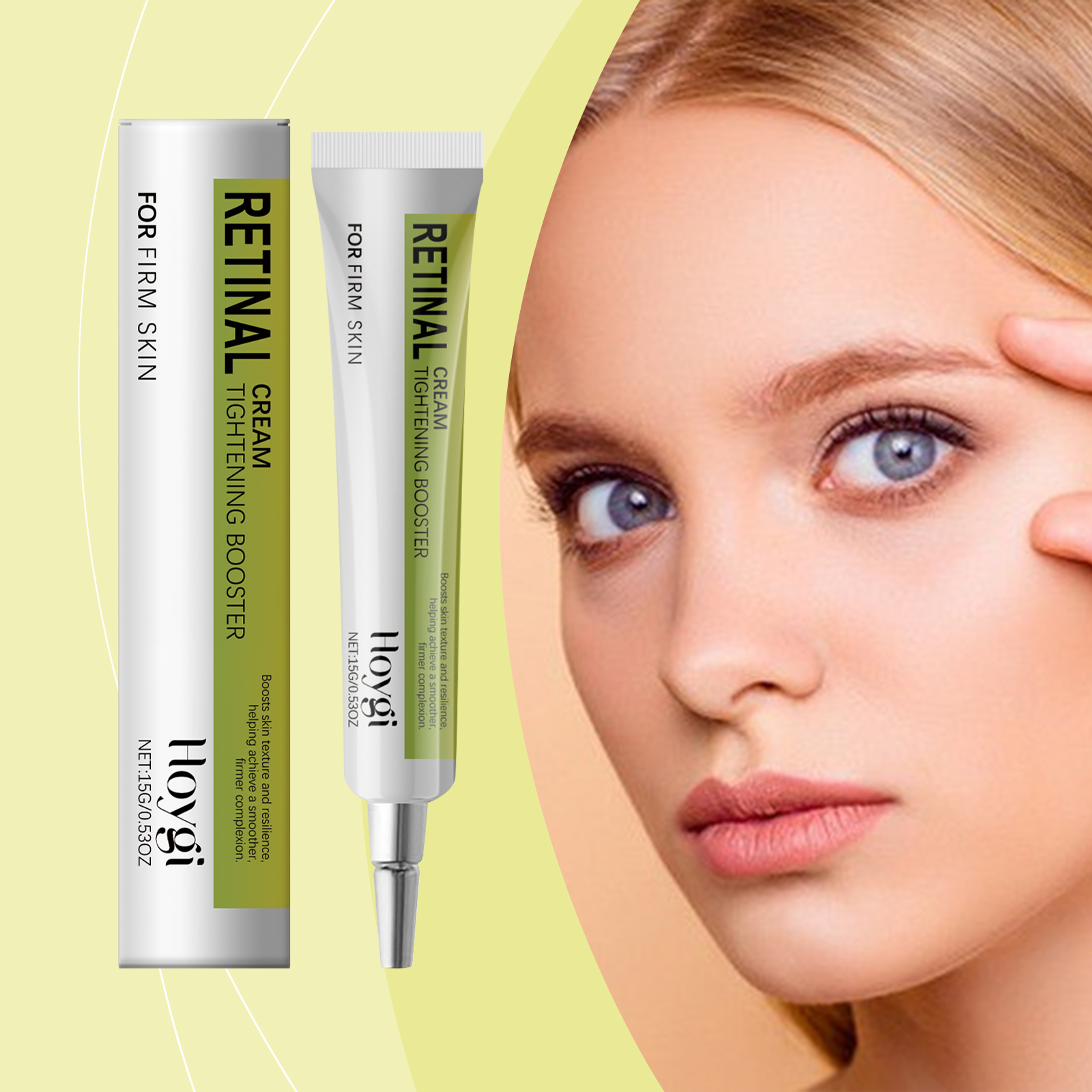 Retinol Firming Eye Cream Gentle Care Nourish Elastic Moisturize Delicate Eye Skin Care