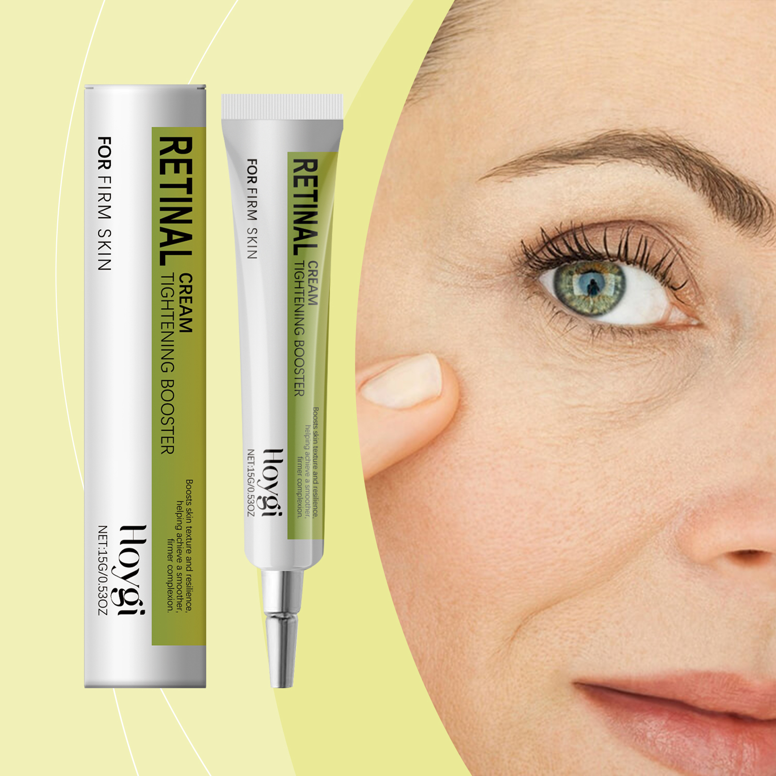 Retinol Firming Eye Cream Gentle Care Nourish Elastic Moisturize Delicate Eye Skin Care