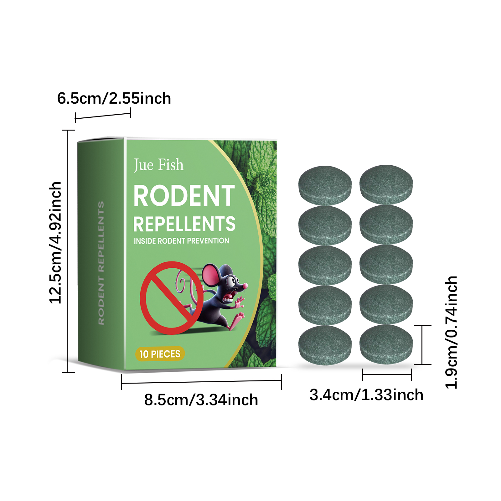 Mouse Repellent Pellets Plant Essential Oil Household Indoor Outdoor Repel Rodent Mouse Terminator