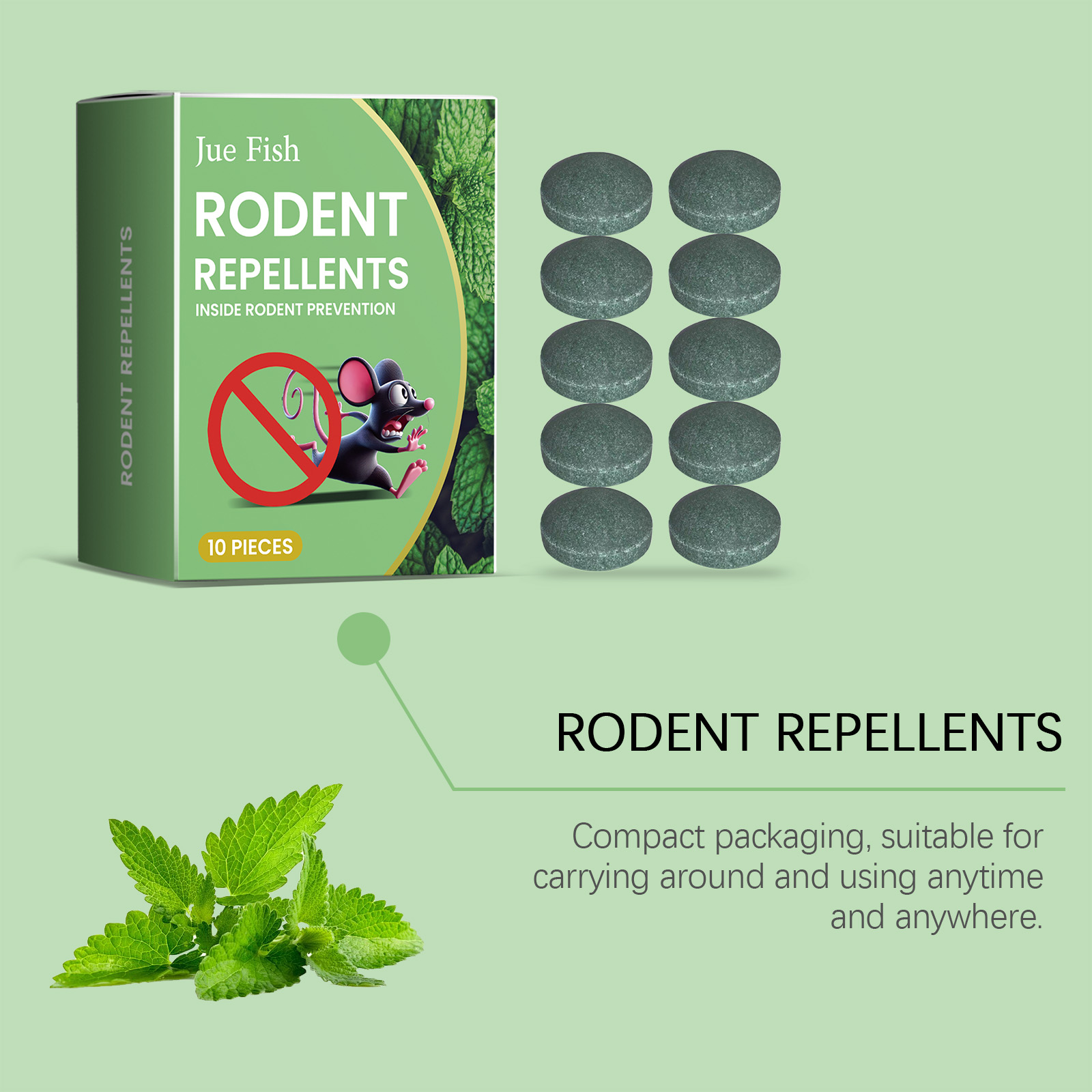 Mouse Repellent Pellets Plant Essential Oil Household Indoor Outdoor Repel Rodent Mouse Terminator