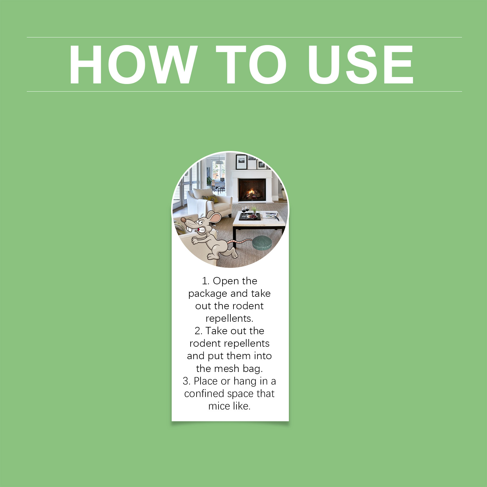 Mouse Repellent Pellets Plant Essential Oil Household Indoor Outdoor Repel Rodent Mouse Terminator