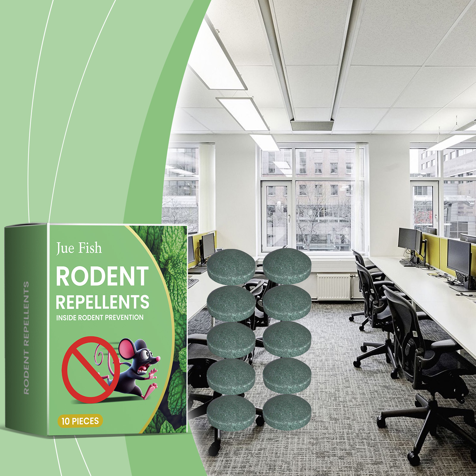 Mouse Repellent Pellets Plant Essential Oil Household Indoor Outdoor Repel Rodent Mouse Terminator
